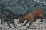 Mosaic on a house wall